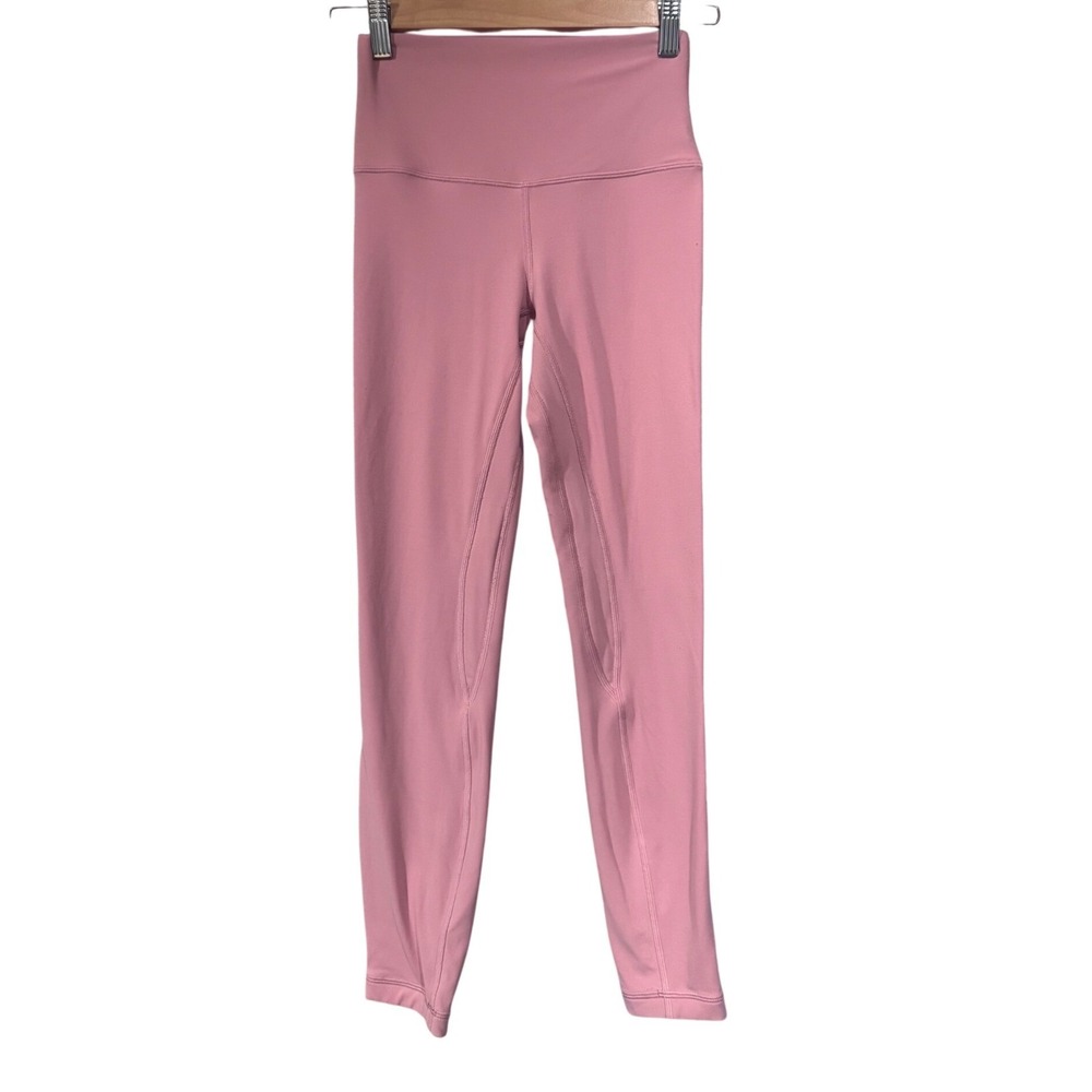 Lululemon Align High-Rise Pant 25” Size 4 Mauve Pink Leggings - Picture 2 of 5